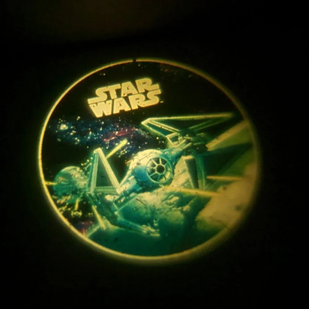 Star Wars Plug In Projector Night Light LED Dusk to Dawn Sensor